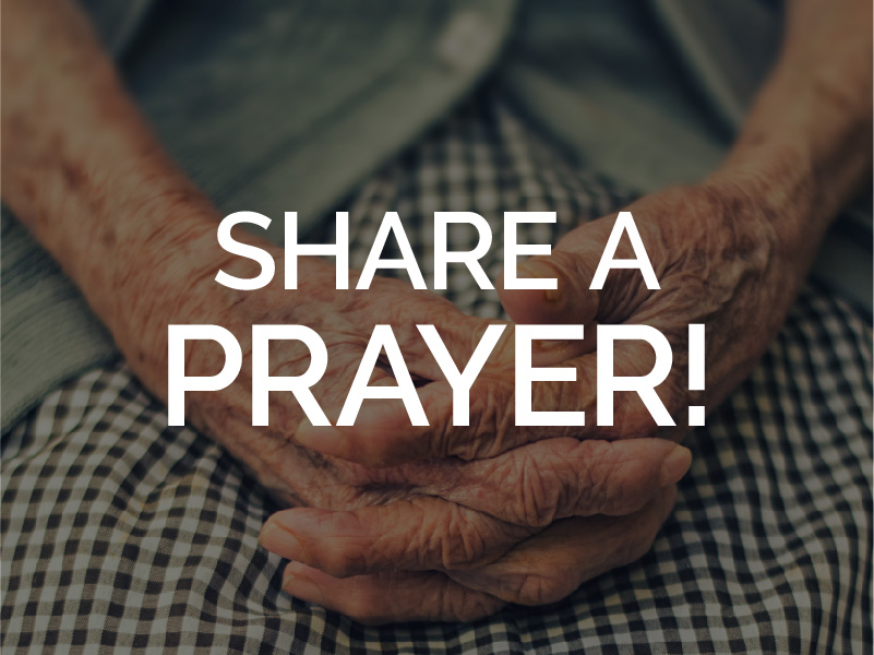 Share a prayer!